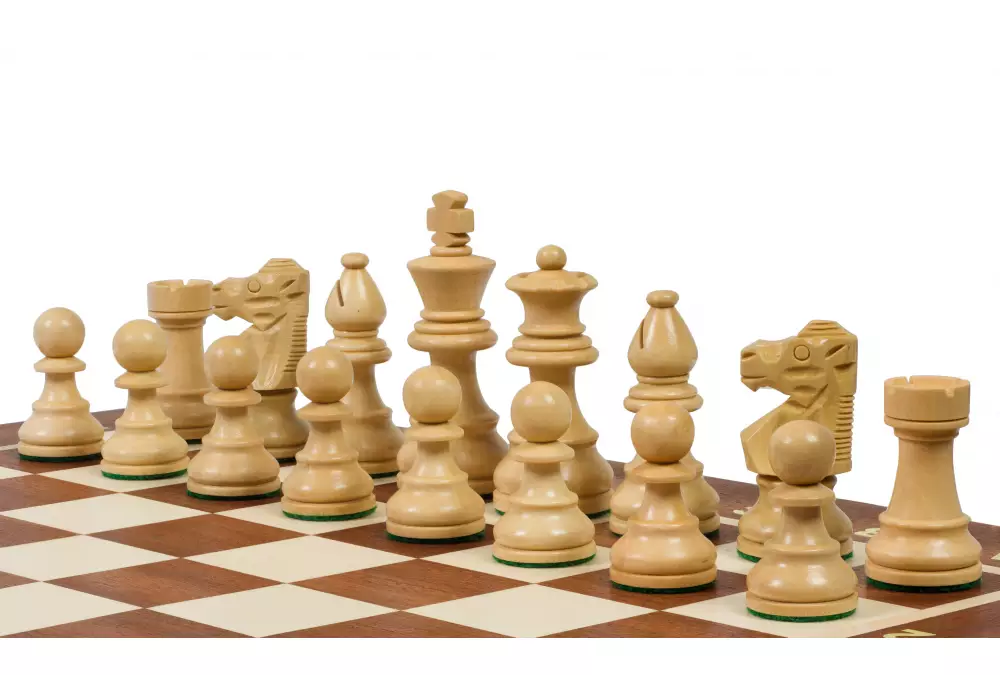 Szachy Turniejowe French Staunton Gold nr 4 (42x42cm)